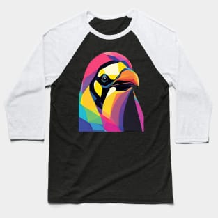 Penguin Pop Art Baseball T-Shirt